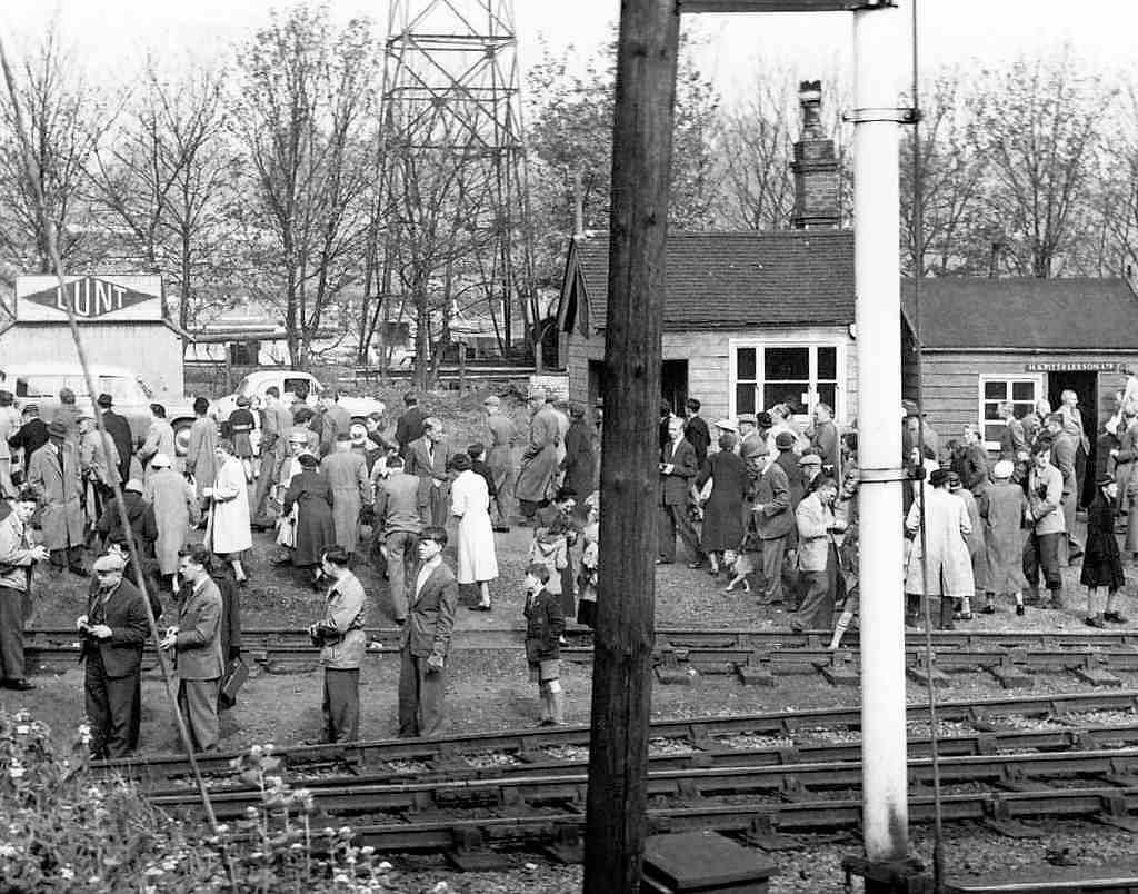 Hagley Railway Sidings in 1957