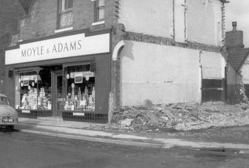 Moyle and Adams shop in 1960