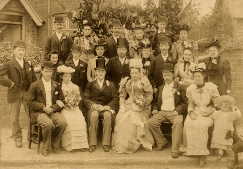 Wedding of John George Wooldridge and Mary Ann Jones