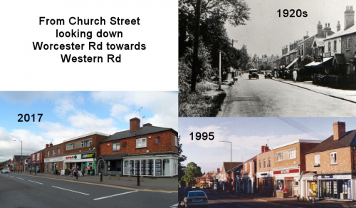 Worcester Rd right side looking from Worcester Close towards Western Rd